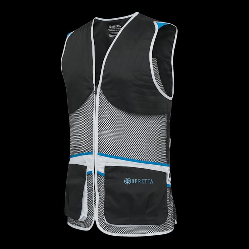 Beretta Full Mesh Vest Black & Blue Excell Large - Image 1