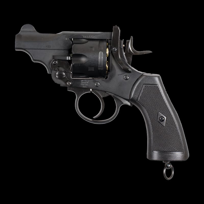Webley Mk VI .455 2.5" Barrel Air Pistol Black .177 - Image 1