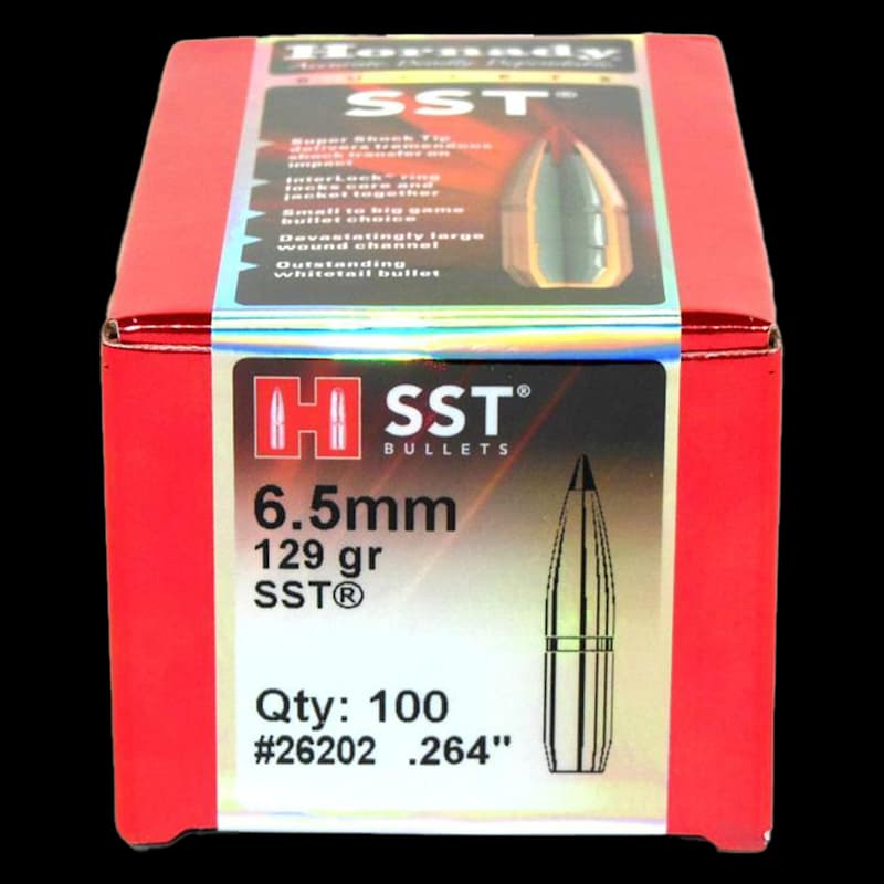 Hornady SST 6.5 mm 129gr Bullets (100) - Image 1