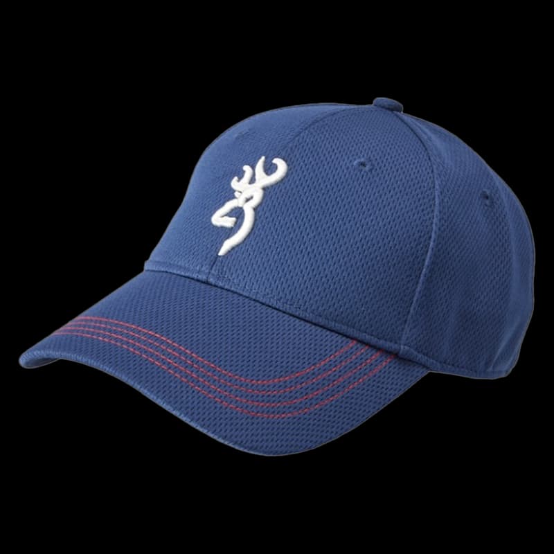 Browning White & Blue Buck Cap - Image 1