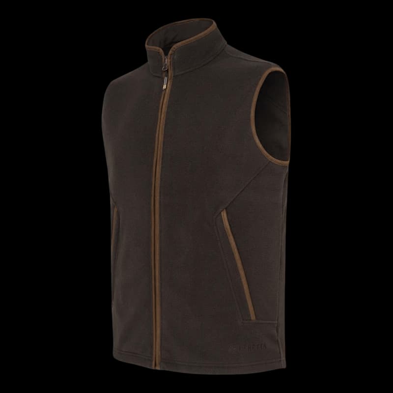 Beretta Arlington Fleece Vest Brown Bark  XL - Image 1