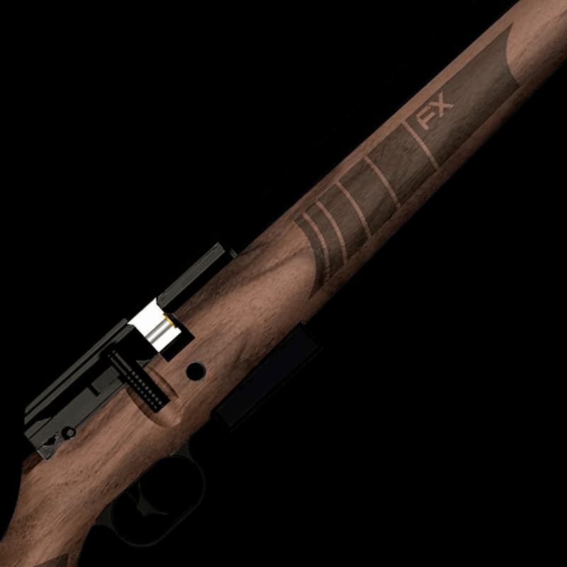 FX DRS Classic 500 mm .177 Walnut Air Rifle - Image 2