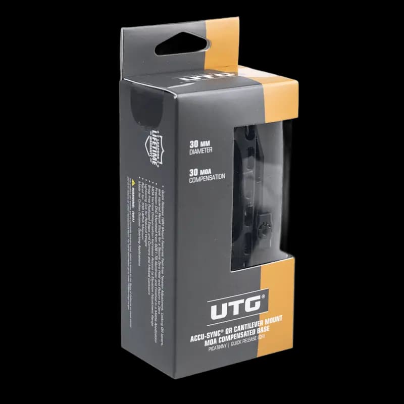 UTG Accu-Sync QR High Offset Mount (70mm)  30 MOA 30mm - Image 6