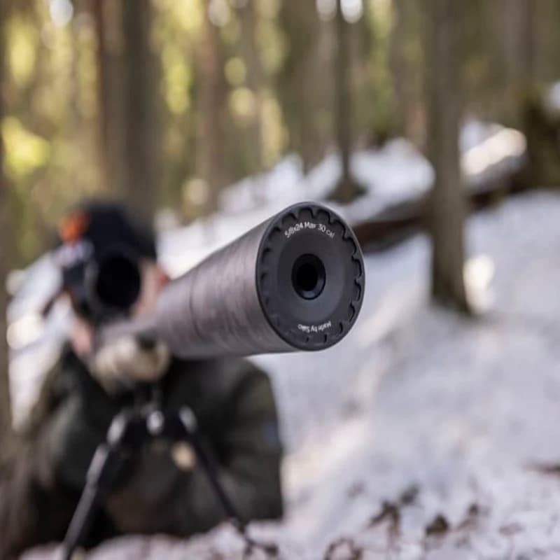 Tikka Optisup Hunt Polyfade Moderator  25 Cal 5/8x24 UNEF - Image 3