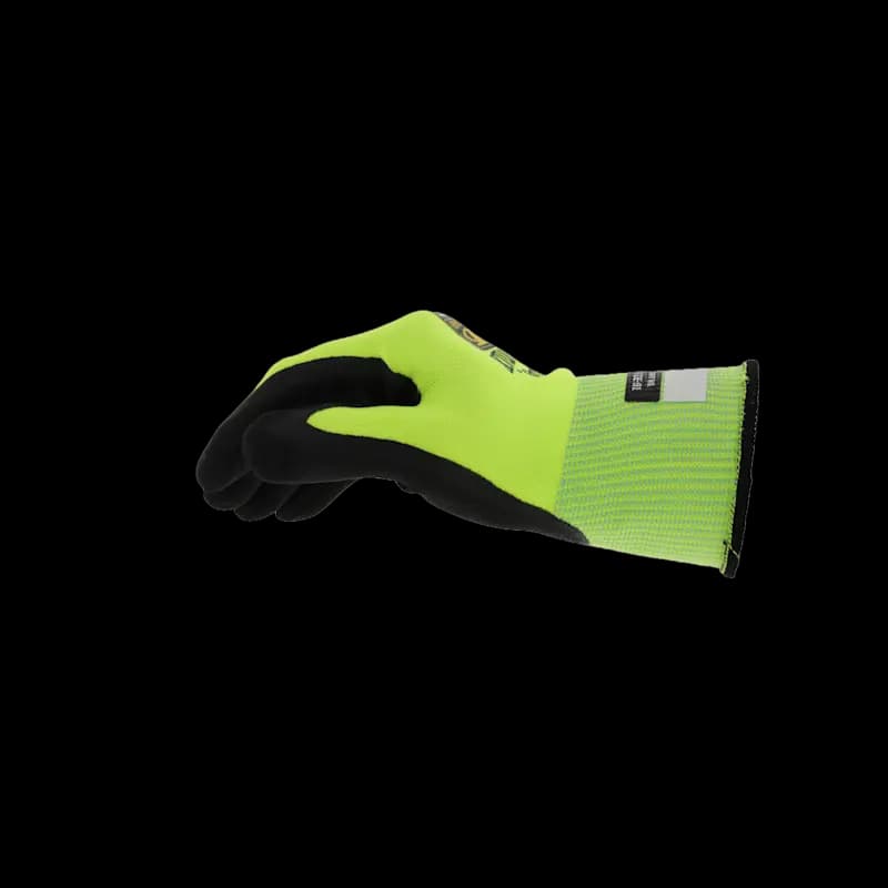 Mechanix Wear Speedknit Hi-Viz Gloves Fluorescent Yellow Large - Image 5