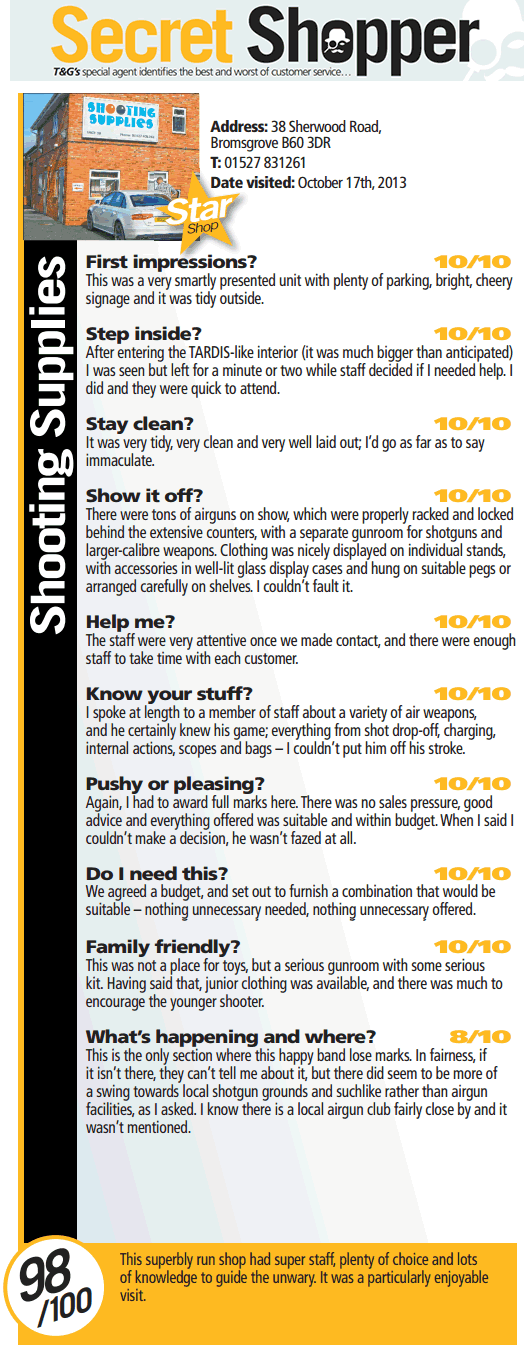 Read Our Tackle & Guns Star Shop Review