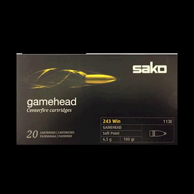 Buy Sako .243 Gamehead 113E SP 100Gr at Shooting Supplies