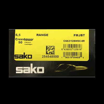 Buy Sako 6.5 Creedmoor 144Gr Range FMJBT 128H at Shooting Supplies