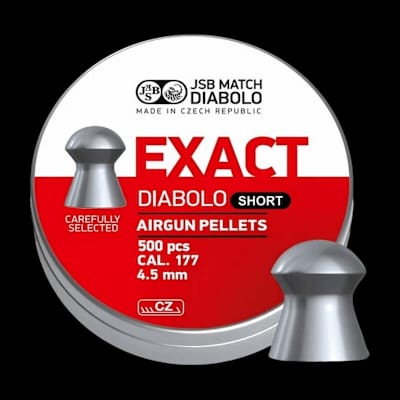 Buy JSB Exact Short .177 (500) 4.52 mm 8.44gr at Shooting Supplies