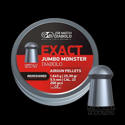 Buy Jsb  Exact Monster .22/25.4Gr (200) at Shooting Supplies