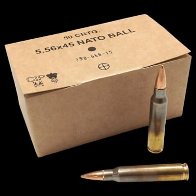 Buy Military GGG 223/5.56 FMJ 62gr Ball Ammunition at Shooting Supplies