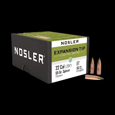 Buy Nosler 22/.224" 55 gr Expansion Tip (50) at Shooting Supplies