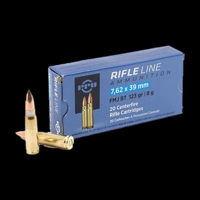Buy Prvi Partizan 7.62x39 FMJ 123gr Ammo at Shooting Supplies