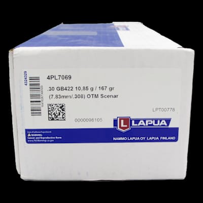 Buy Lapua Scenar 30 Cal 167 Gr Hp Bt Bullets at Shooting Supplies