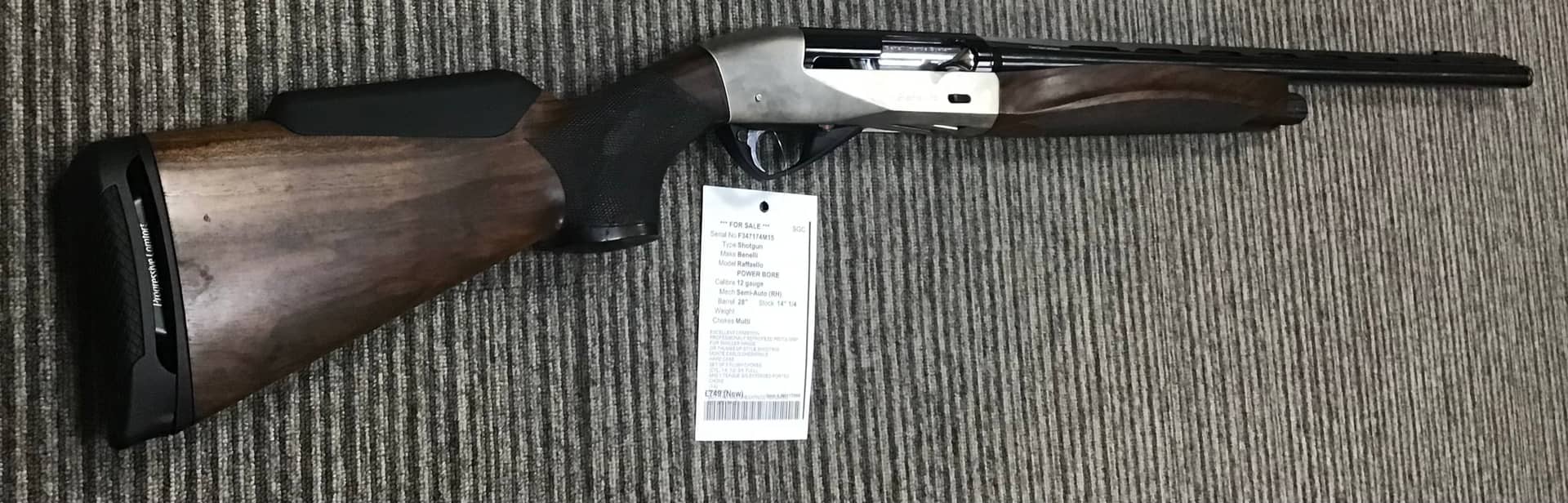 Benelli 12 gauge Raffaello thumbnail 2