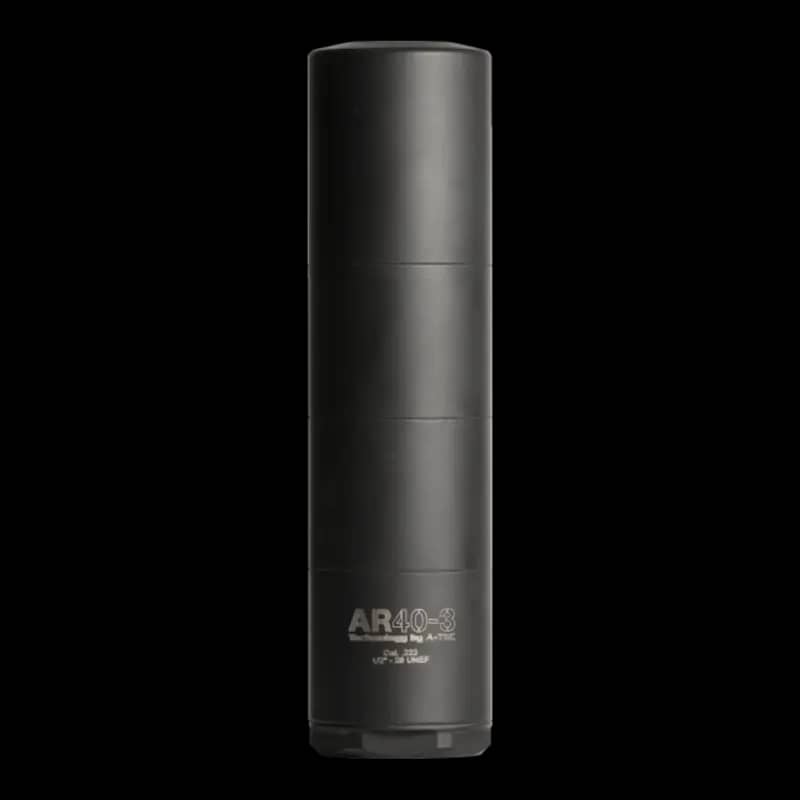 A-Tec AR40-3 Moderator 22 cal 1/2"x28 UNEF - Image 1