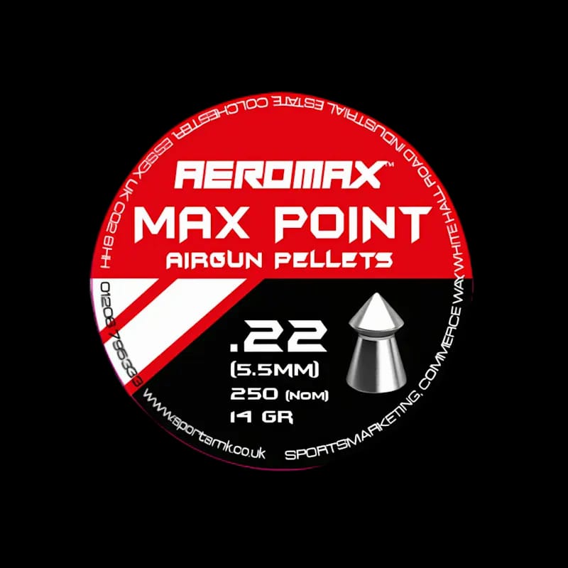 Buy Aeromax Pointed Pellets .22 (250) at Shooting Supplies