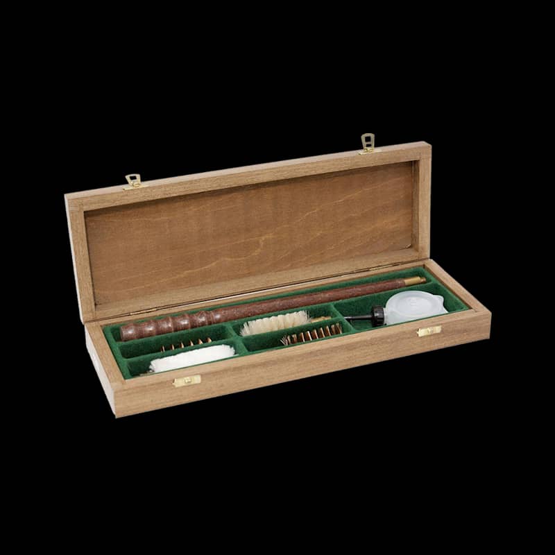 Bisley Shotgun Cleaning Kit Wood Box 410 Gauge - Image 1
