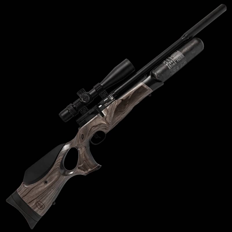 BSA R12 CLX Pro Regulated Air Rifle Laminate C/F Bottle .177 - Image 1