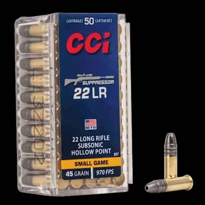 CCI Supressor HP 22LR 45gr