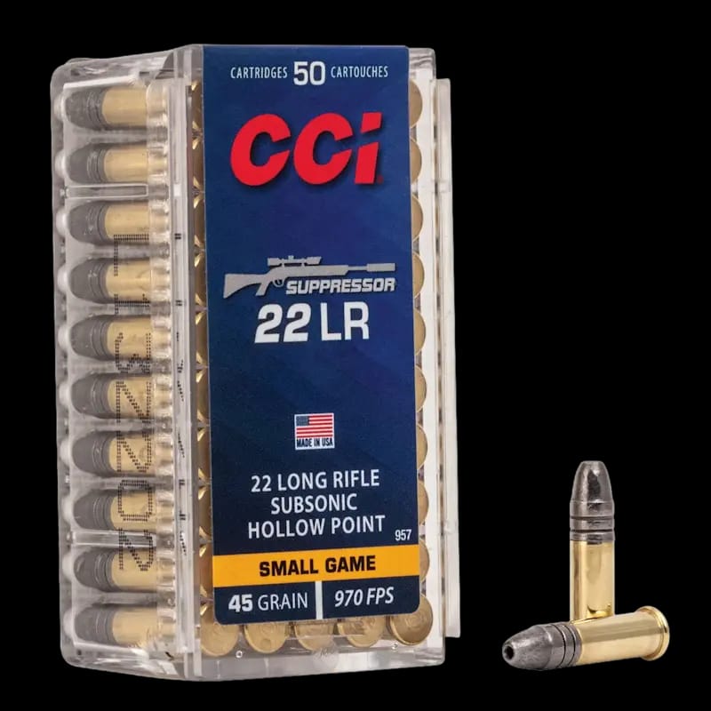 Buy CCI Supressor HP 22LR 45gr at Shooting Supplies