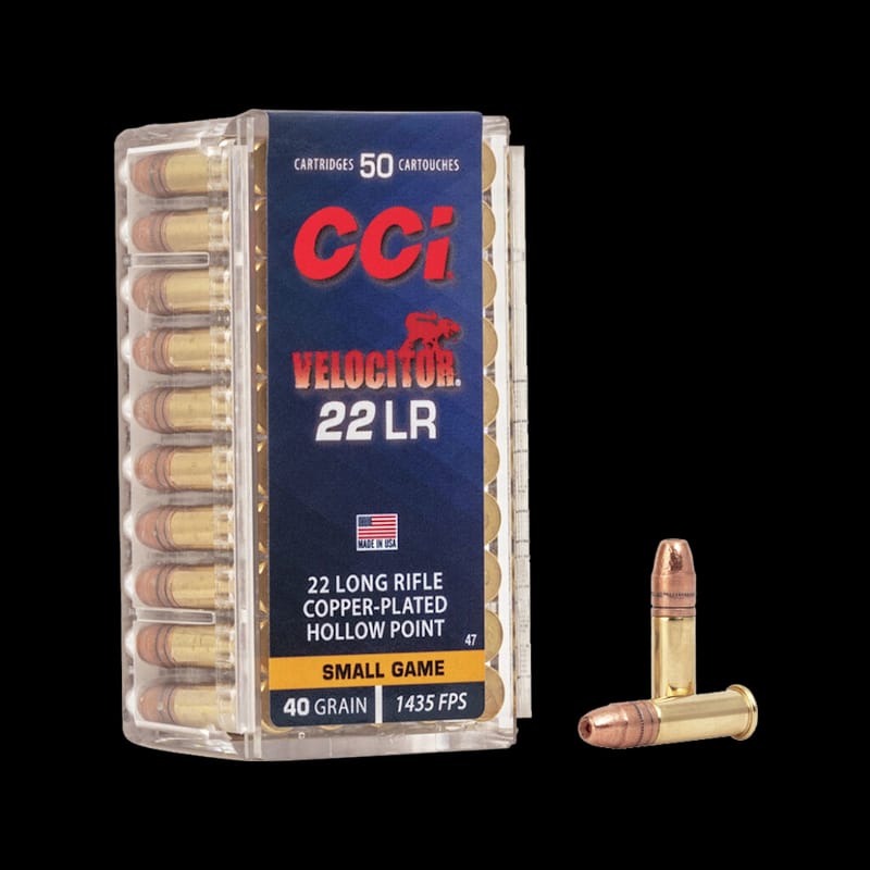 Buy CCI Velocitor HP HV 22LR 40gr at Shooting Supplies