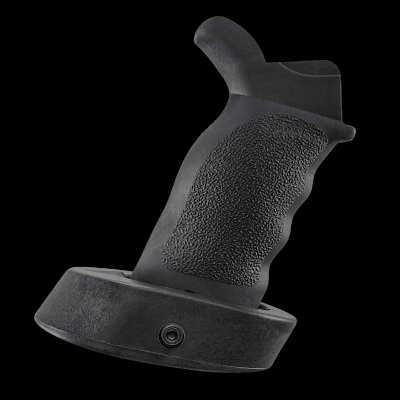 Ergo AR15/M16 Tactical DLX Rifle Grip W/Palm Shelf - Suregrip Beavertail - Black - Image 1