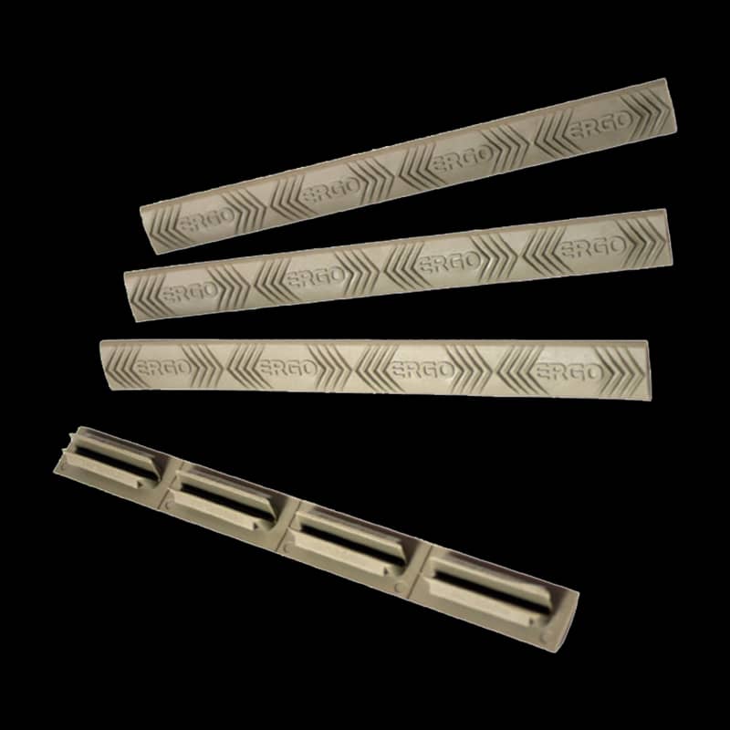 Ergo Modular Wedgelok Rail Covers M-Lok (4 Pack) Dark Earth - Image 1