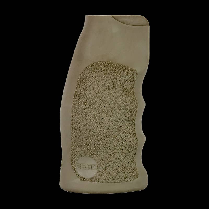 Ergo TDX-0 Tactical Deluxe Zero Angle Flat Top Suregrip Grip Dark Earth - Image 1