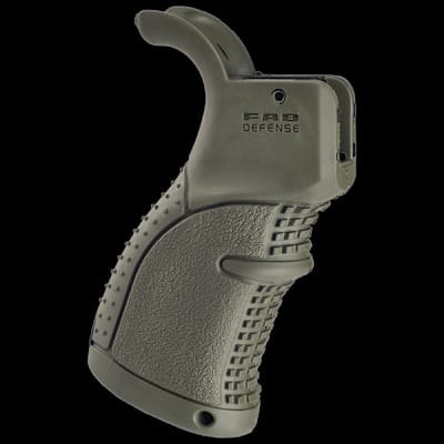 Buy FAB Defense AGR-43 Rubberised Pistol Grip Green at Shooting Supplies