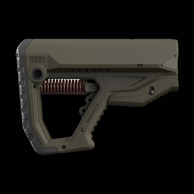 FAB Defense GL Core Impact Collapsible AR15 Buttstock Green - Image 1