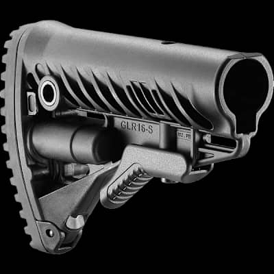 FAB Defense GLR16 AR15 Buttstock Black