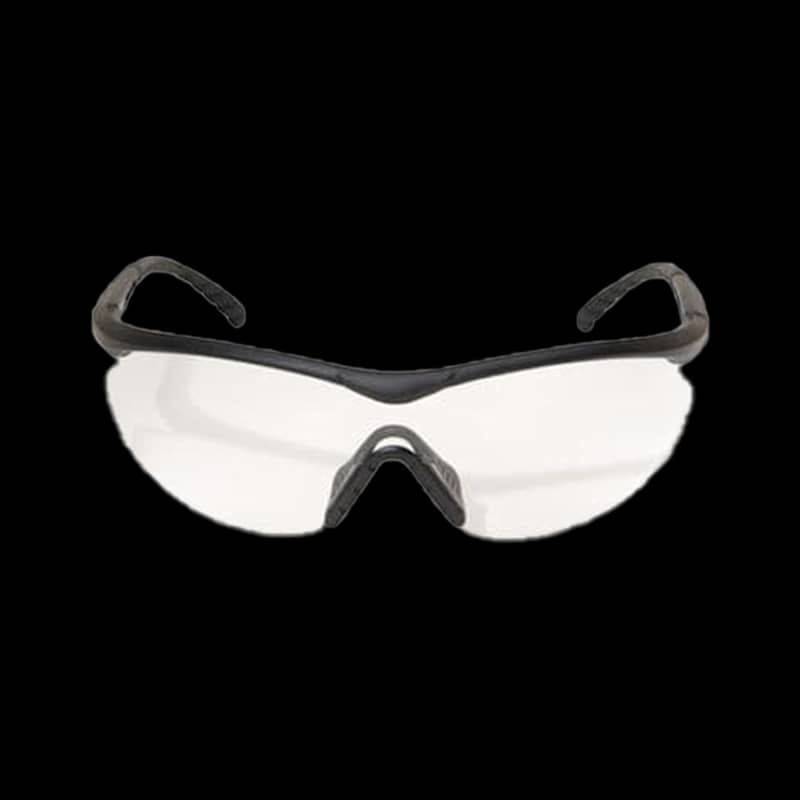 Fastlink Shooting Glasses Black Frame/Clear - Image 1