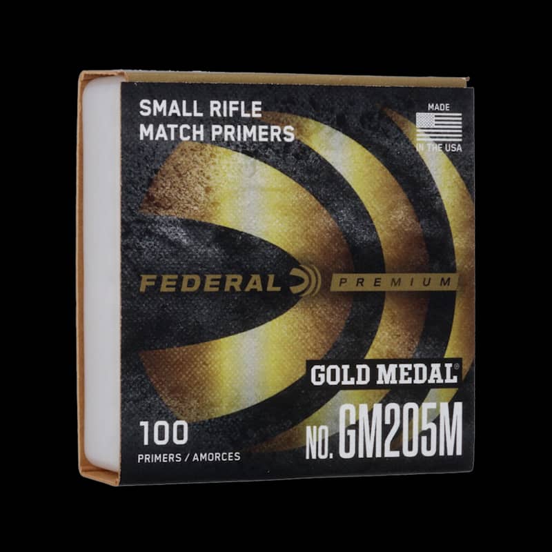 Federal Gold Medal Small Rifle Primer (100 Pack)