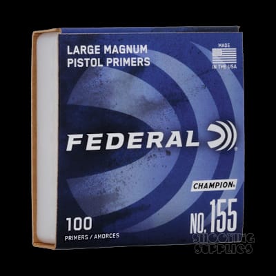 Buy Federal Large Pistol Magnum Primer (100 Pack) No. 155 at Shooting Supplies