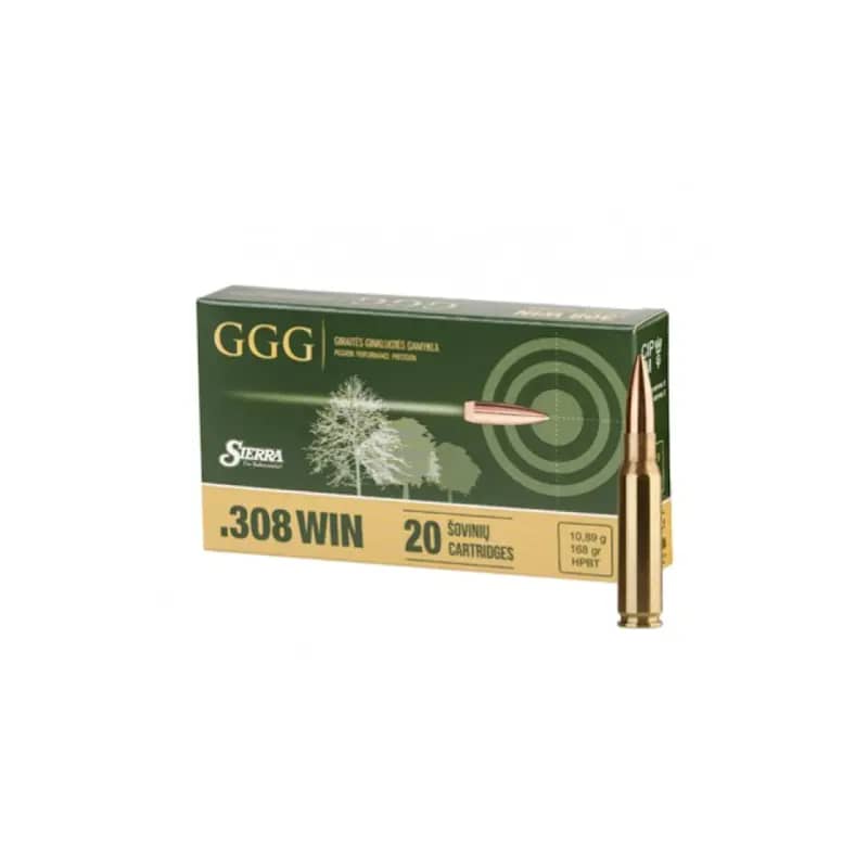 GGG 308 FMJ 168gr Match Ammunition - Image 1
