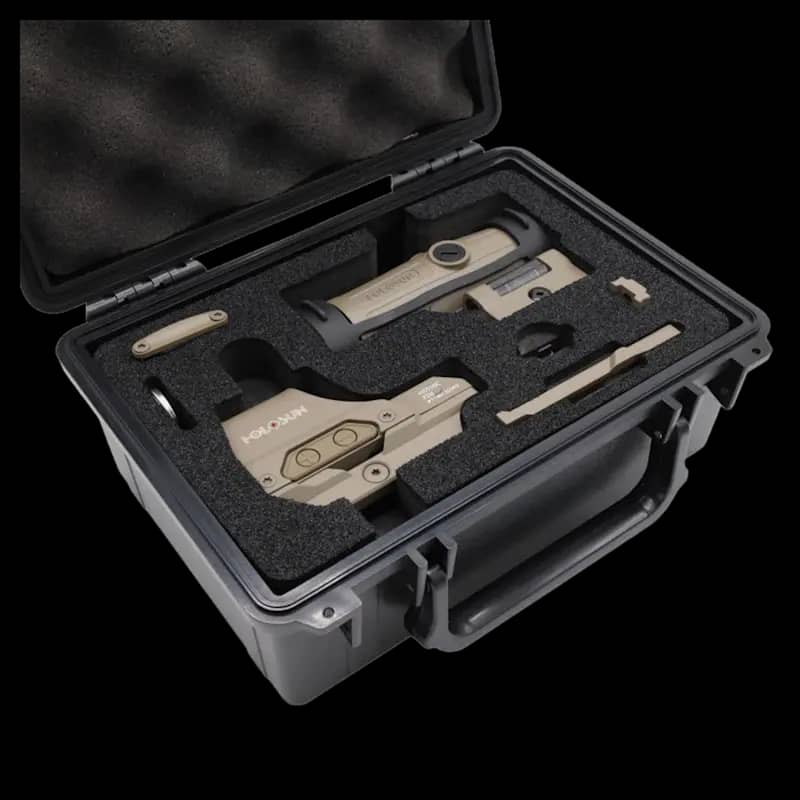 Holosun Set HS510C Red Dot & HM3X Magnifier & Hardcase FDE - Image 6