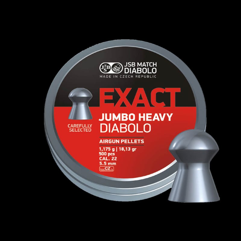 Buy JSB Jumbo Exact Heavy .22 (500) at Shooting Supplies