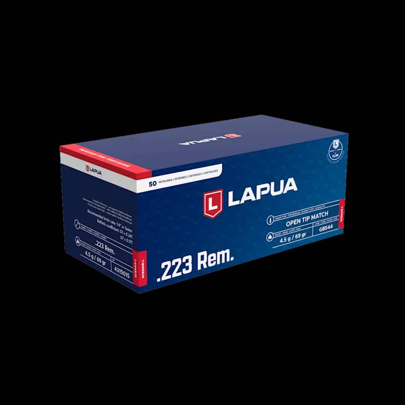 Lapua .223 Cal OTM Scenar 69gr Ammo - Image 1