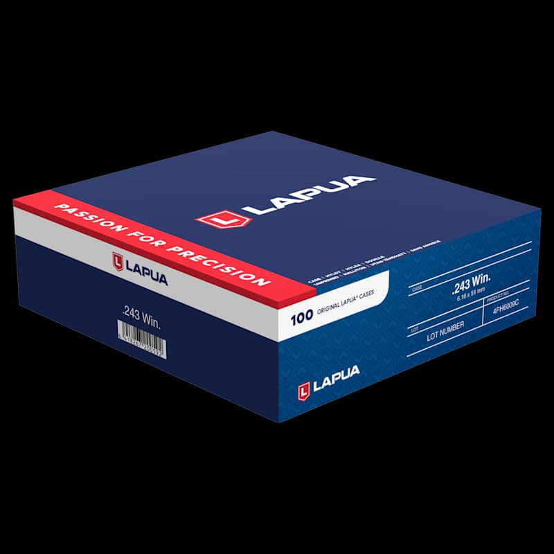 Lapua Brass Reloading Cases .243 - Image 1