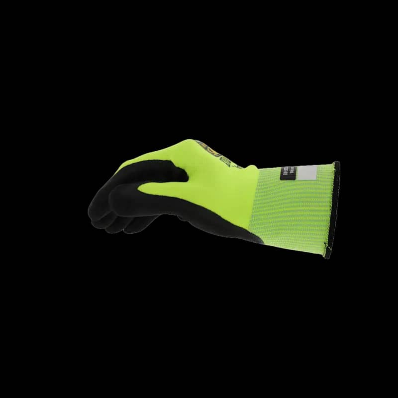 Mechanix Wear Speedknit Hi-Viz Gloves Fluorescent Yellow Large - Image 5