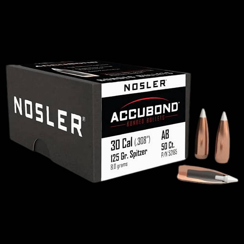 Nosler 30/.308" 125gr Accubond Bullets (50) - Image 1