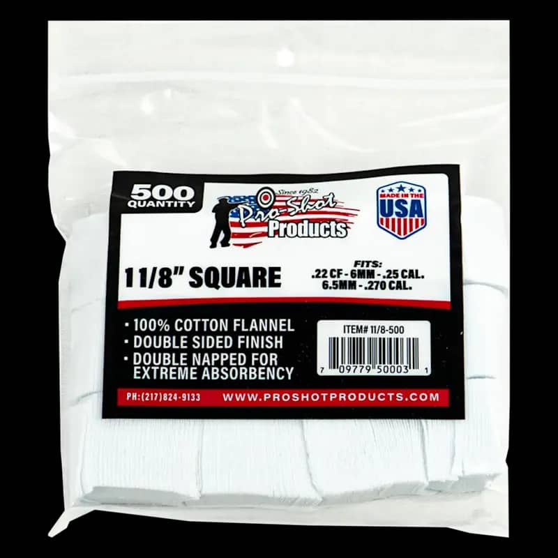 Pro-Shot Patch 22-270 1 1/8" Square (500) - Image 1
