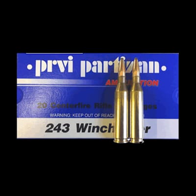 Buy Prvi Partizan 243 SP 90gr Ammo at Shooting Supplies