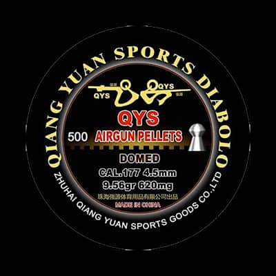 Qys Domed Nose Heavies .177/4.49 9.56Gr (500)