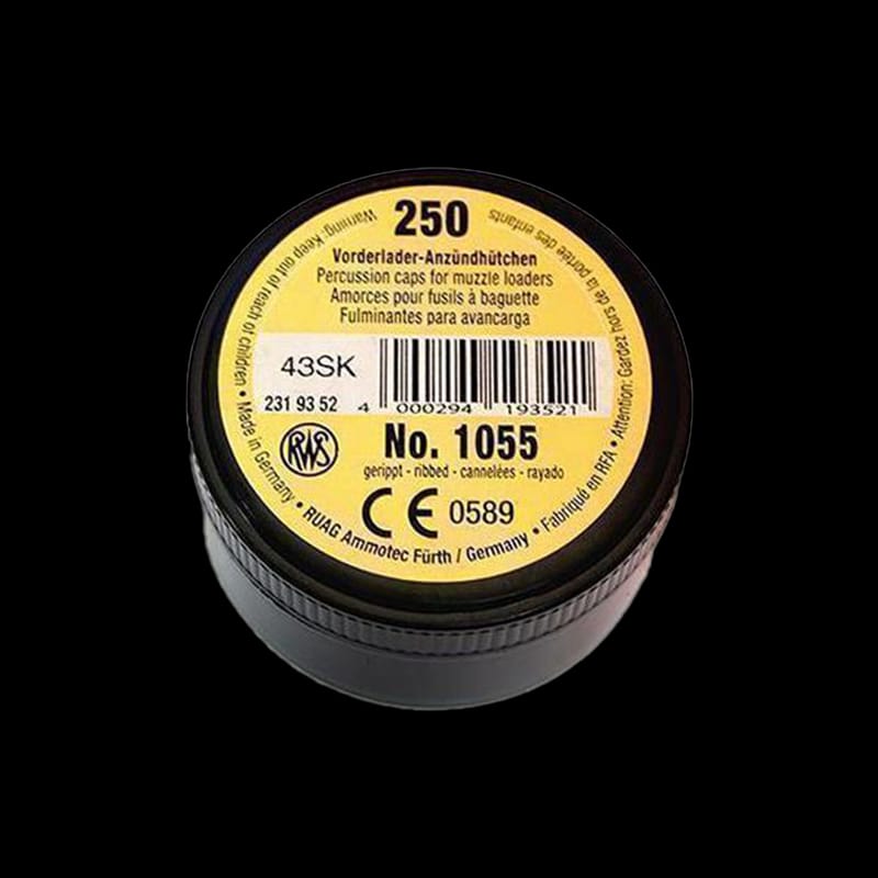 Buy RWS Perc Caps 1055 (No. 10) (250) at Shooting Supplies
