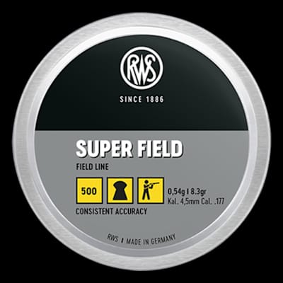 Buy RWS Super Field .177 4.52 mm Pellets at Shooting Supplies