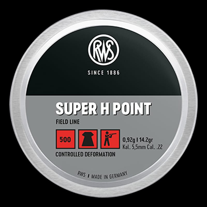 Buy RWS Super H Point .22 14.2Gr Pellets at Shooting Supplies