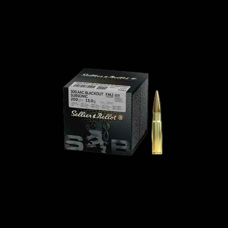 S&B 300 Black Out FMJ Subsonic 200gr