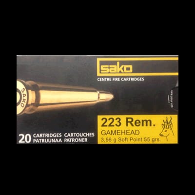Buy Sako .223 Gamehead 55Gr SP 110G at Shooting Supplies